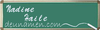 Nadine Haile Visitenkarte